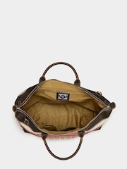 OSPREY LONDON The Poppins Tapestry & Leather Cream Weekender - Image 3 of 4