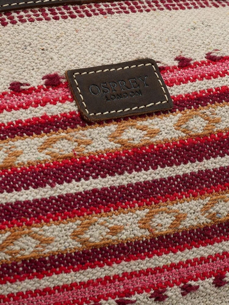 OSPREY LONDON The Poppins Tapestry & Leather Cream Weekender - Image 4 of 4