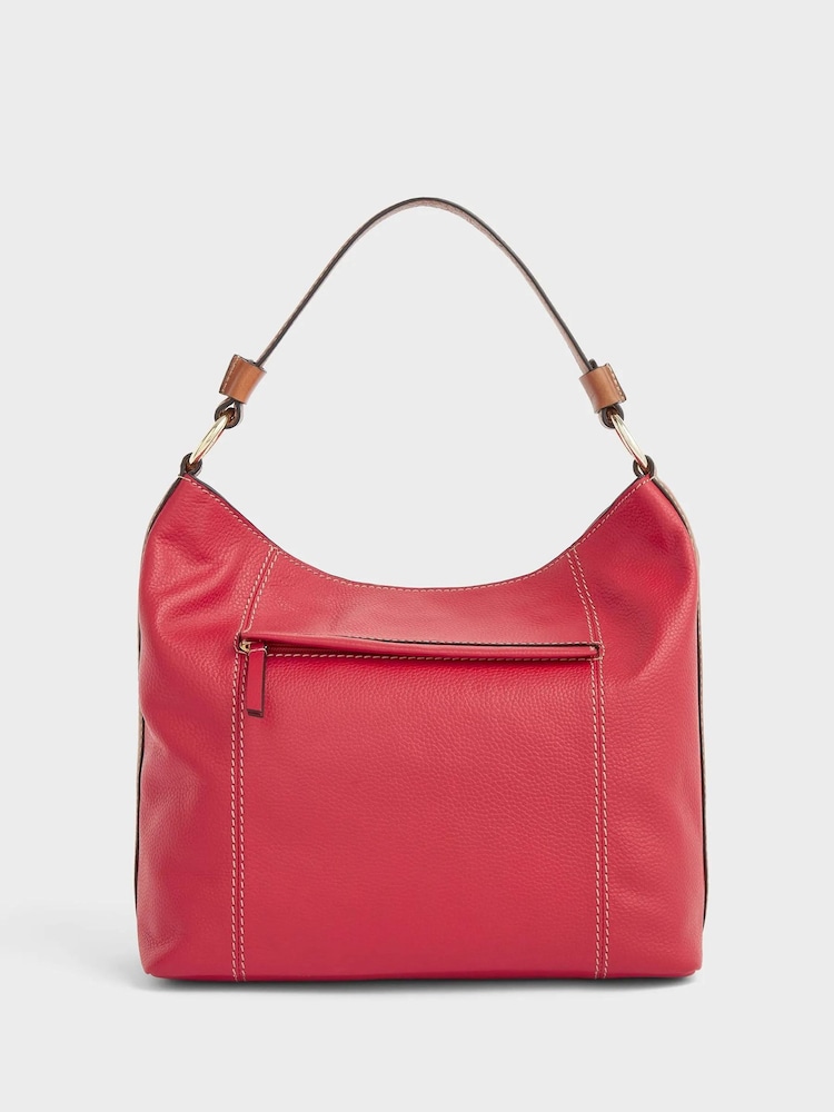 Osprey London Purple The Savanna Leather Hobo Bag - Image 2 of 4 Osprey London Purple The Savanna Leather Hobo Bag - Image 2 of 4
