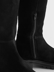 Black Forever Comfort® Over The Knee Suede Boots - Image 6 of 9