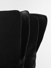 Black Forever Comfort® Over The Knee Suede Boots - Image 9 of 9