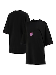 Nike Black Barcelona Oversized Top Womens - Image 1 of 3