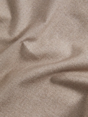 Reiss Oatmeal Melange Pelagie Cotton Reversible Pocket Square - Image 5 of 6