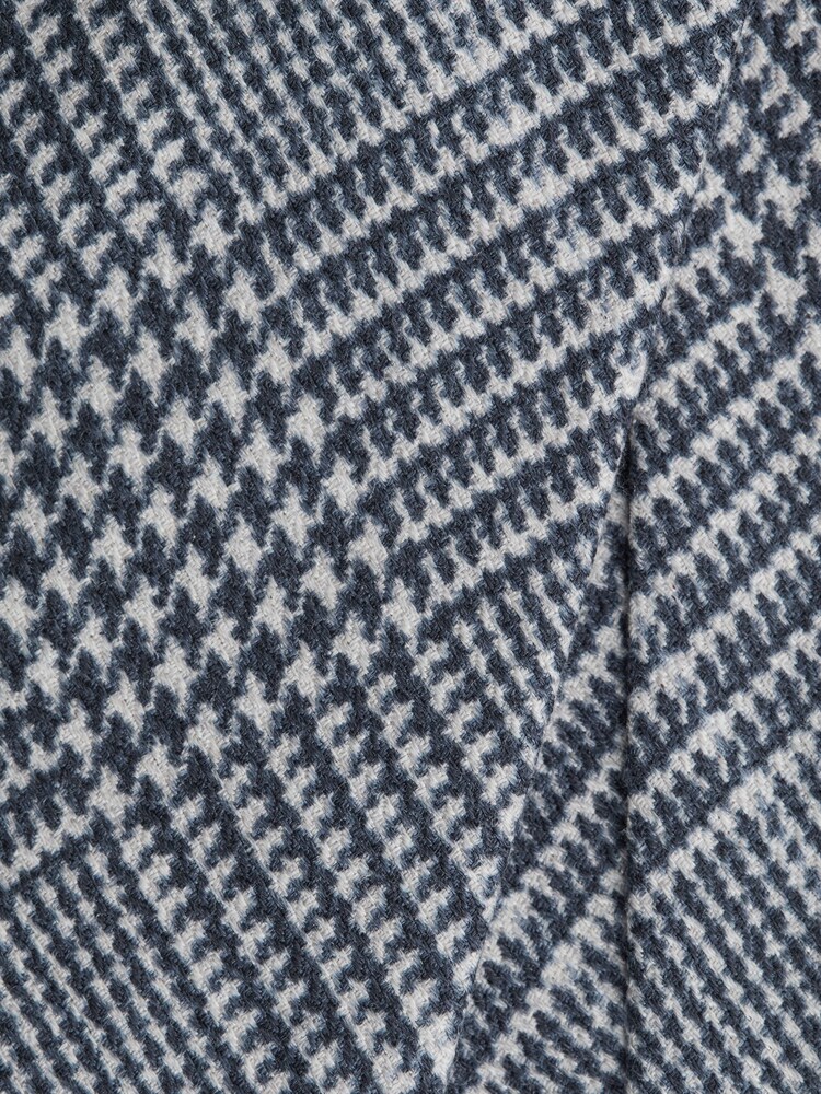 Reiss Airforce Blue Tino Silk Prince of Wales Check Tie - Image 5 of 5 Reiss Airforce Blue Tino Silk Prince of Wales Check Tie - Image 5 of 5