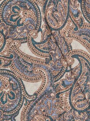 Reiss Ivory/Blue Pantelleria Silk Paisley Tie - Image 5 of 5