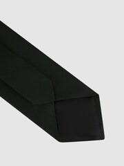 Reiss Forest Green Molat Twill Wool Tie - Image 4 of 5
