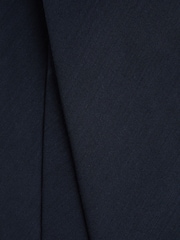 Reiss Navy Molat Twill Wool Tie - Image 5 of 5