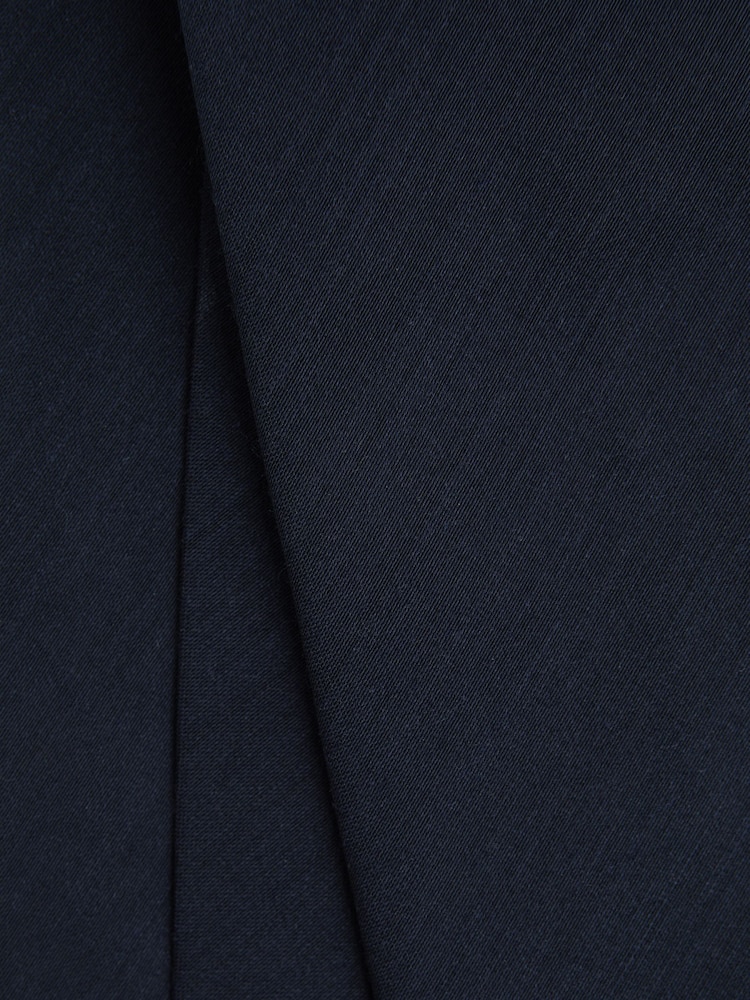Reiss Navy Molat Twill Wool Tie - Image 5 of 5