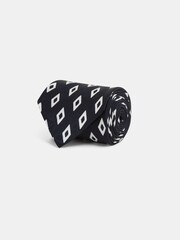 Reiss Midnight Burano Silk Diamond Tie - Image 3 of 5