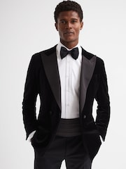 Reiss Black Cameron Silk Cummerbund - Image 3 of 5