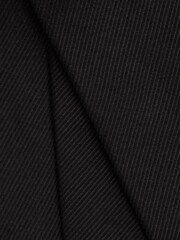 Reiss Black Ponza Silk Textured Tie - Image 5 of 5
