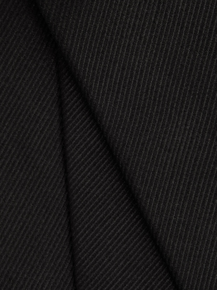 Reiss Black Ponza Silk Textured Tie - Image 5 of 5