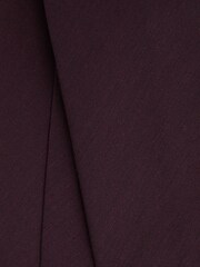 Reiss Dark Plum Molat Twill Wool Tie - Image 4 of 5