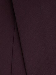 Reiss Dark Plum Molat Twill Wool Tie - Image 5 of 5
