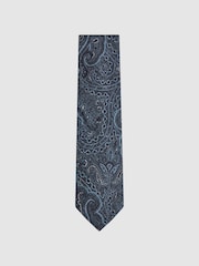 Corbata de cachemir de seda Lipari de Reiss - Imagen 1 de 5