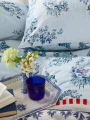 Cath Kidston Blue 30 Years Toile Duvet Cover and Pillowcase Set - Image 2 of 5