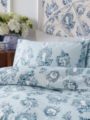 Cath Kidston Blue 30 Years Toile Duvet Cover and Pillowcase Set - Image 3 of 5