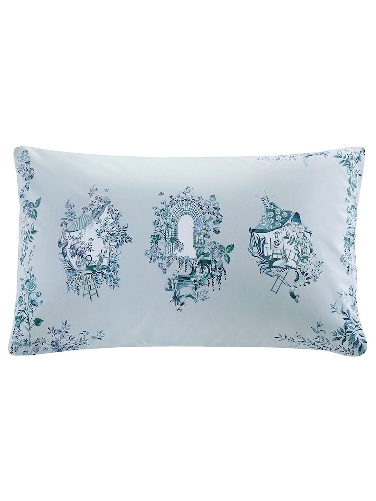 Cath Kidston Blue 30 Years Toile Duvet Cover and Pillowcase Set - Image 5 of 5