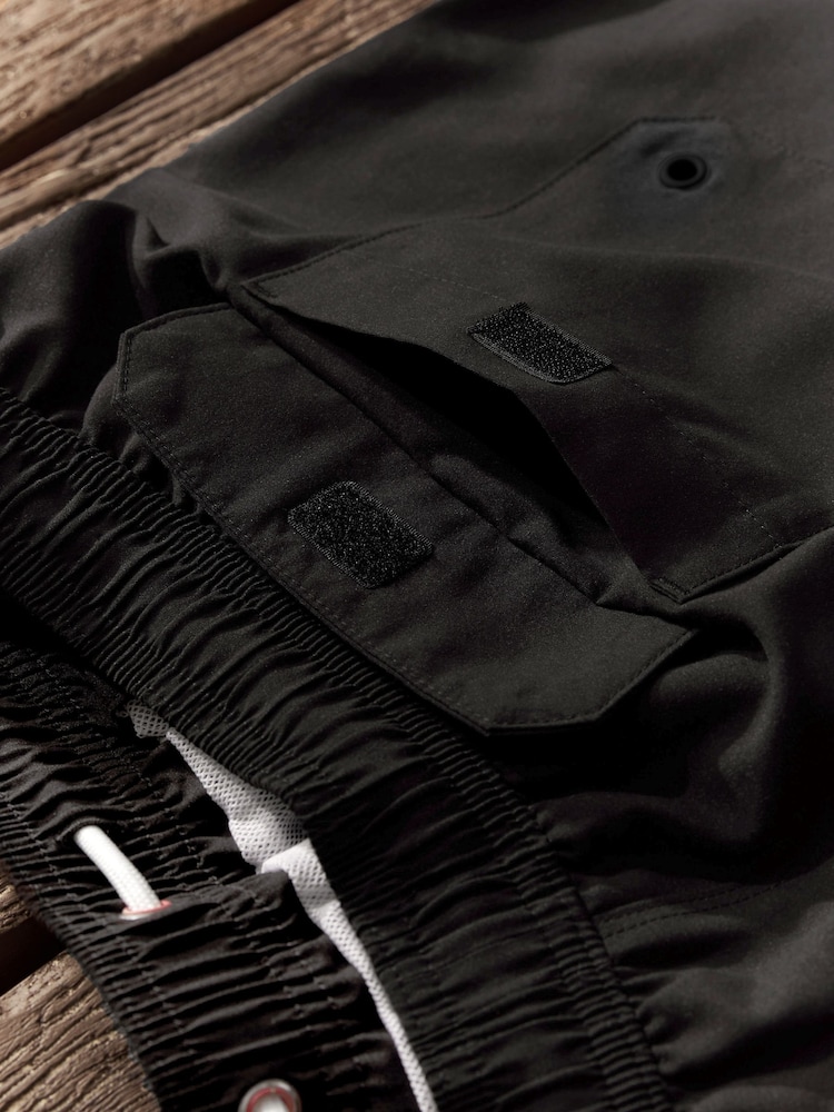 Black Essential Swim Shorts - Image 10 of 10