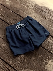 Navy Blue Essential Swim Shorts - Image 6 of 11