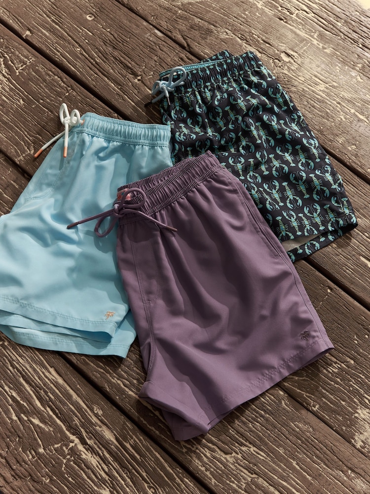Light Blue Essential Swim Shorts - Image 14 of 14