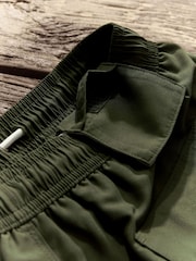 Khaki Green Essential Swim Shorts - Image 10 of 11