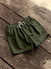 Khaki Green Essential Swim Shorts - Image 6 of 11