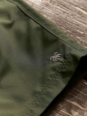 Khaki Green Essential Swim Shorts - Image 9 of 11