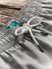 Ice Grey Palm Logo Essential Swim Shorts - Image 7 of 11