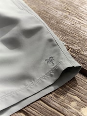Ice Grey Palm Logo Essential Swim Shorts - Image 9 of 11