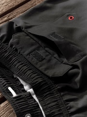 Black Plain Essential Swim Shorts - Image 10 of 11