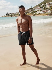 Black Plain Essential Swim Shorts - Image 2 of 11