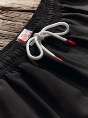 Black Plain Essential Swim Shorts - Image 7 of 11