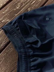 Navy Blue Plain Essential Swim Shorts - Image 10 of 12