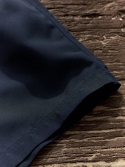 Navy Blue Plain Essential Swim Shorts - Image 11 of 12