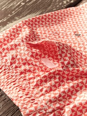 Coral Geo Printed Swim Shorts - Image 11 of 11