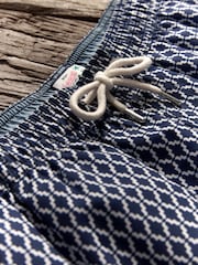 Navy Geo Printed Swim Shorts - Image 7 of 11