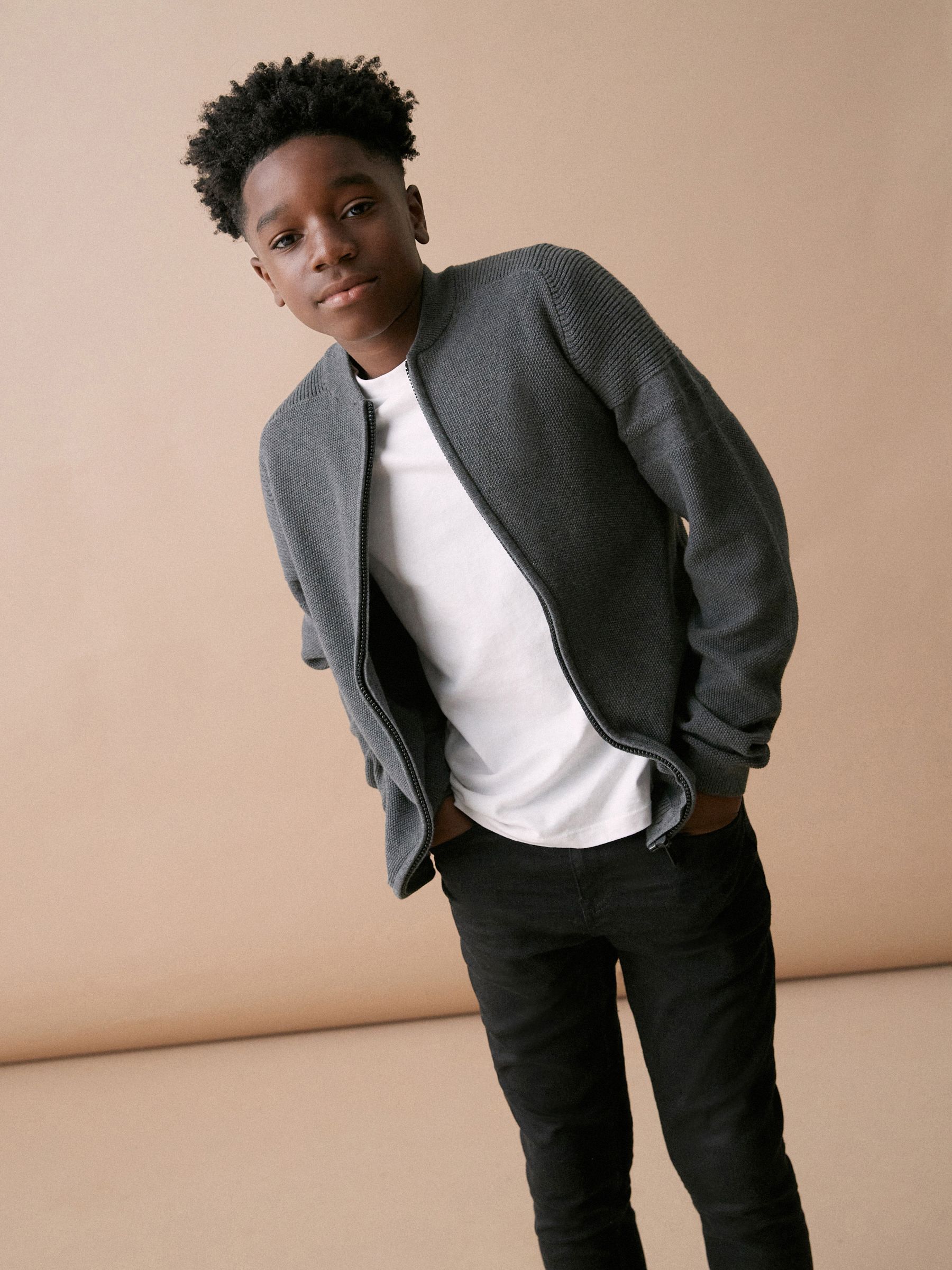 Charcoal bomber jacket shop
