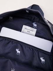 Modrý květovaný batoh Abercrombie & Fitch - Image 6 of 6