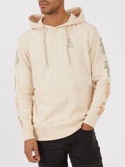 Luke 1977 Cream Blend 100% Cotton Hoodie - Image 1 of 7