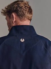 Belstaff Navy Relaxed Full Zip Sweat Top - Image 5 of 10