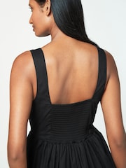 Negru - Rochie de vară din poplin - Image 4 of 6
