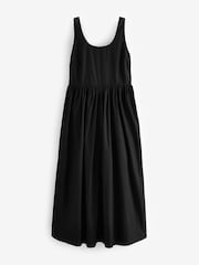 Negru - Rochie de vară din poplin - Image 5 of 6