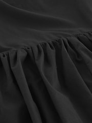 Negru - Rochie de vară din poplin - Image 6 of 6