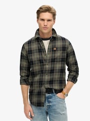 Superdry Black Long Sleeve Lumberjack Shirt - Image 1 of 8