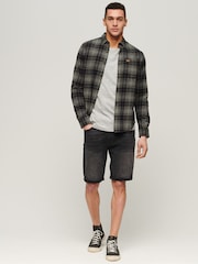 Schwarz - Superdry – langärmeliges Holzfällerhemd - Bild 17 von 17