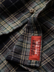 Superdry Black Long Sleeve Lumberjack Shirt - Image 8 of 8