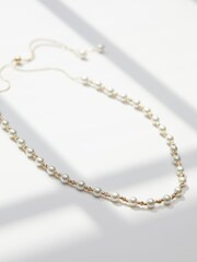 Jon Richard Gold Plated Baroque Pearl Necklace - Image 1 of 3