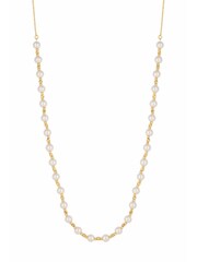 Jon Richard Gold Plated Baroque Pearl Necklace - Image 3 of 3