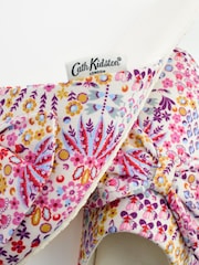 Cath Kidston Pink Ditsy Floral Pointed Bow Front Slipper Mules - Image 3 of 5